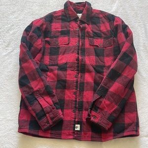 Sherpa Lined Plaid Shacket